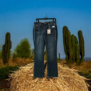 EARL WOMEN'S BLUE JEANS SIZE 8P NWT‎